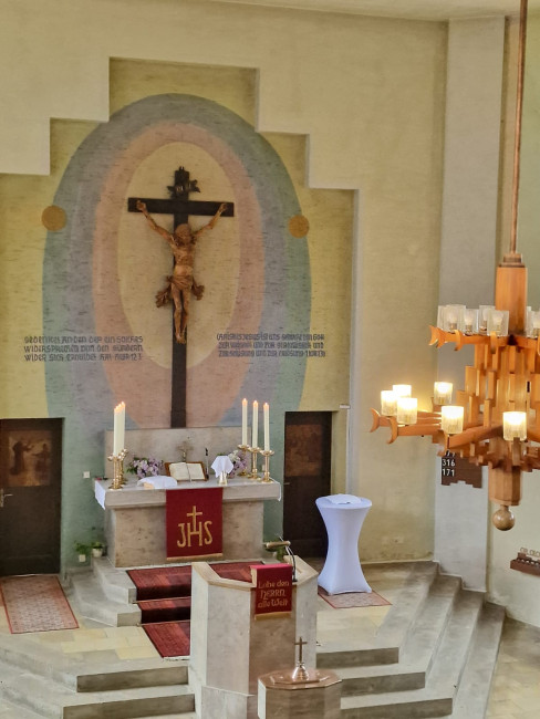 Friedenskirche Hartmannshof Chorraum